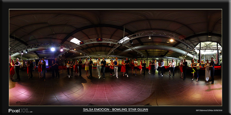 Festival de l'emoción au Bowling Star de Gujan-Mestras Découvrez les incroyables images de Pixel XXL : Salsa à Gujan -visites virtuelles, gigapanoramas, photosphères et vidéos 360!