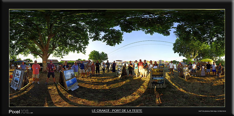 Le Crakoï - Expo photo 2016 - Port de La Teste Découvrez les incroyables images de Pixel XXL : Expo le Crakoï - visites virtuelles, gigapanoramas, photosphères et vidéos 360!