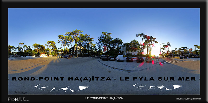 Découvrez les incroyables images de Pixel XXL : Rond-point Haitza -visites virtuelles, gigapanoramas, photosphères et vidéos 360!