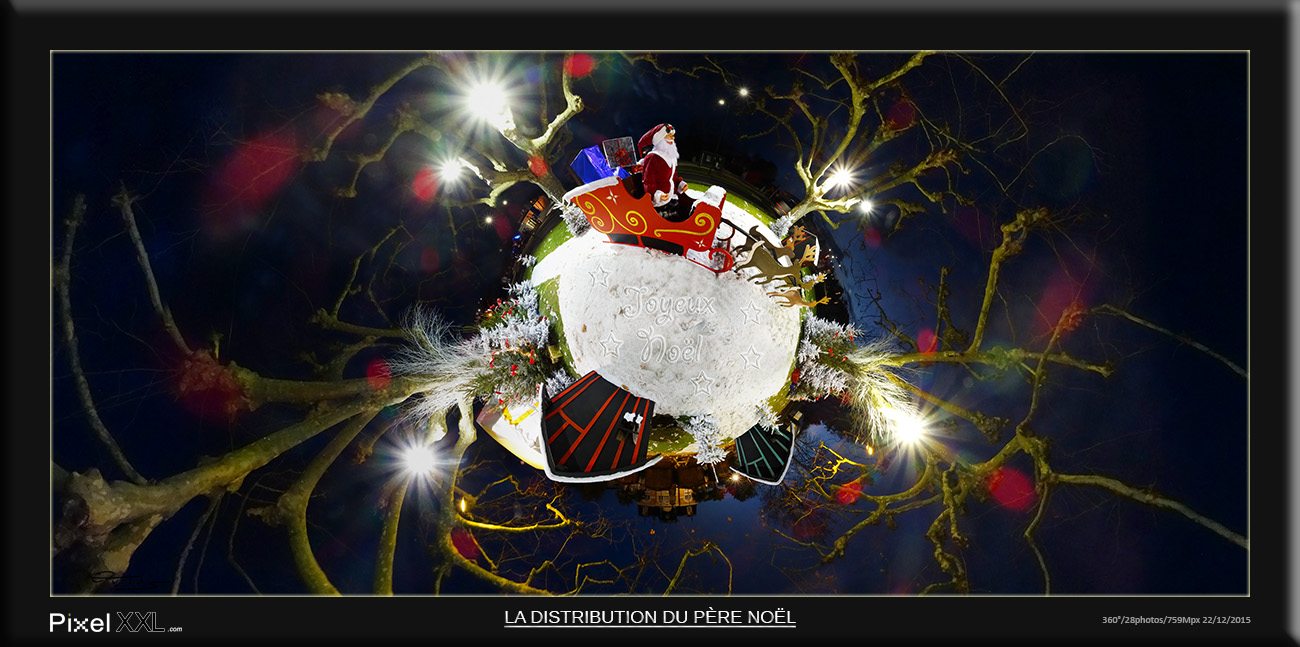 Découvrez les incroyables images de Pixel XXL : Noël à Gujan-Mestras - visites virtuelles, gigapanoramas, photosphères et vidéos 360!