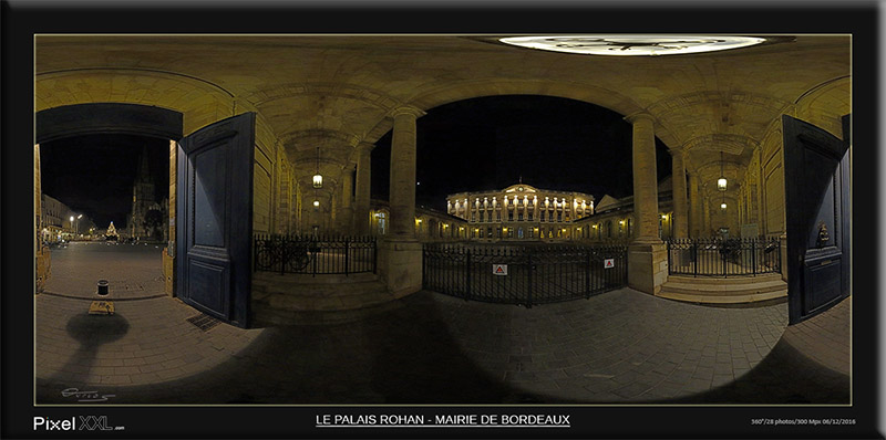 Découvrez les incroyables images de Pixel XXL : Palais Rohan - Mairie de Bordeaux - visites virtuelles, gigapanoramas, photosphères et vidéos 360!